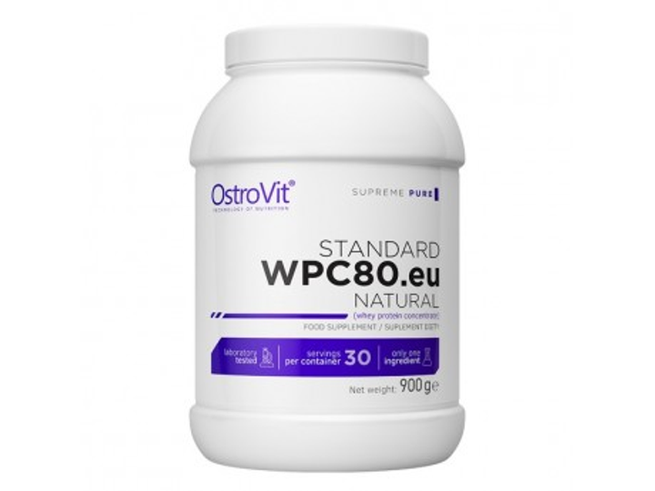 Протеин Ostrovit WPC 80 Eu standard 900 грамм Вкус Натуральный – фото ...