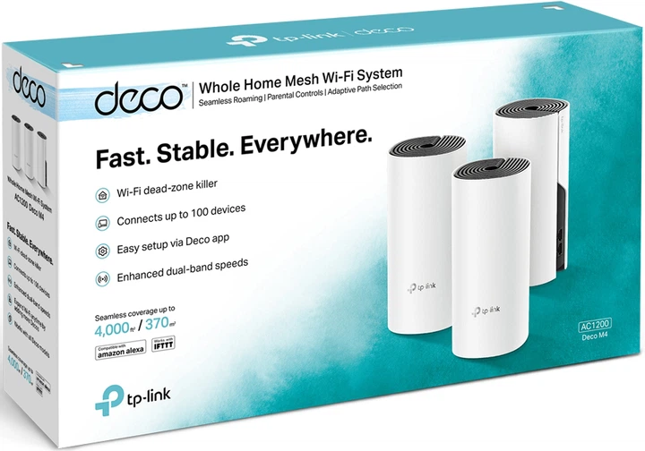 Router TP-LINK Deco E4 (3 szt.) - obraz 5