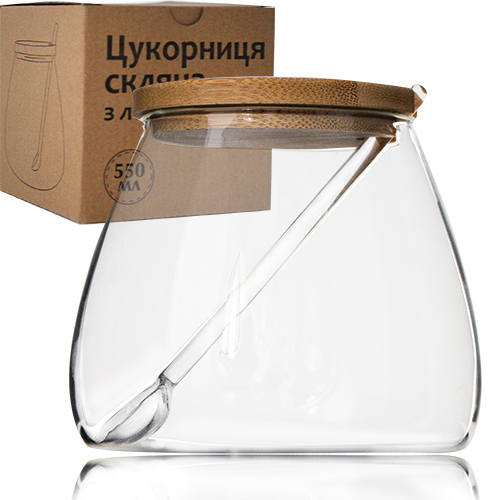 Цукорниця з ложкою SNT 580 мл 32242 0006052 - Фото 1 Цукорниця з ложкою SNT 580 мл 32242 0006052 - зображення 1