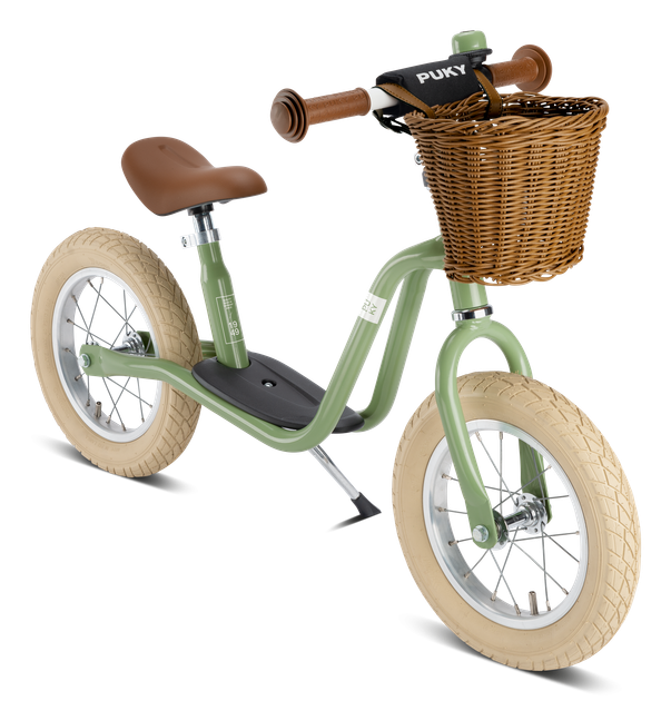 Дитячий Біговел Puky LR M Classic від 2-х років (Зростання 85 - 110см) з Протиударною Подушечкою та Кошиком Зелений - зображення 3