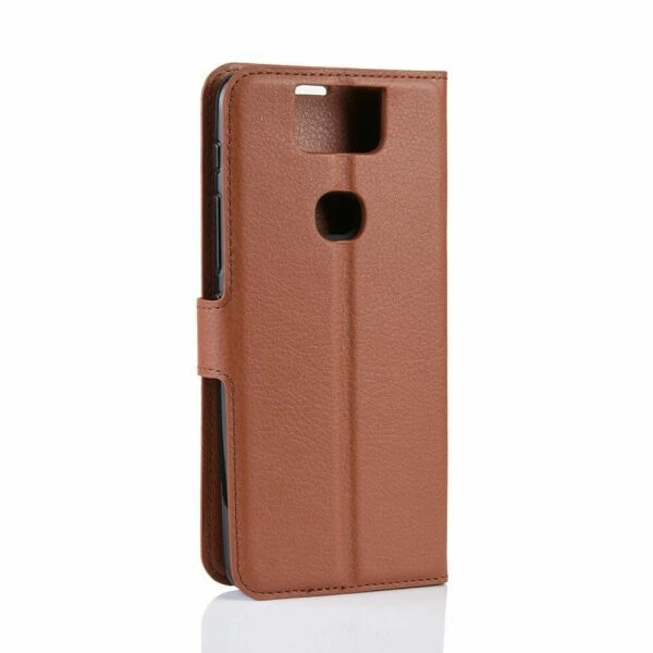 Классический чехол-книжка Deexe Book Type для ASUS Zenfone 6 ZS630KL - Brown - изображение 6