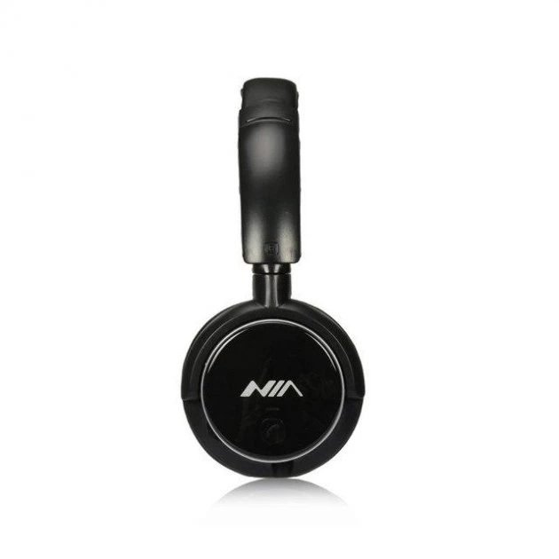 Беспроводные стерео наушники NIA с гарнитурой Bluetooth с MP3 и FM Чёрные (Q1) TRG-7853 - Фото 5 Беспроводные стерео наушники NIA с гарнитурой Bluetooth с MP3 и FM Чёрные (Q1) TRG-7853 - зображення 5