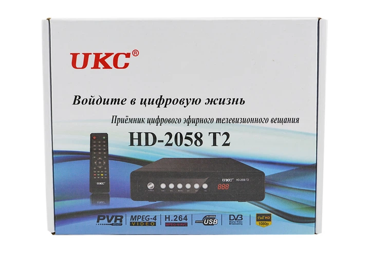 Тюнер DVB-T2 UKC HD-2058 c поддержкой wi-fi адаптера - изображение 4