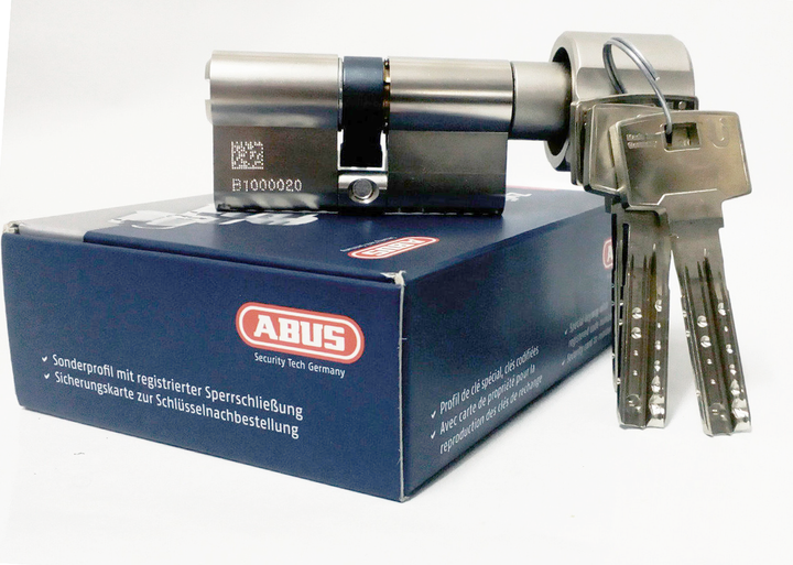 Цилиндр Abus Bravus 3000 Compact 60 мм (30х30T) ключ/тумблер - изображение 3