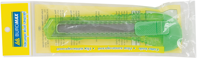 Набор ножей канцелярских Buromax 18 мм 25 шт (BM.4646) - Фото 3 Набор ножей канцелярских Buromax 18 мм 25 шт (BM.4646) - изображение 3