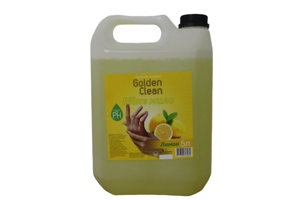 Жидкое мыло 5 л лимон Golden Clean канистра - Фото 1 Жидкое мыло 5 л лимон Golden Clean канистра - изображение 1