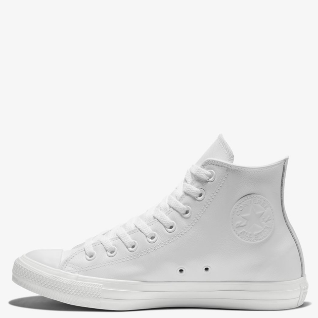 White leather sales converse 5