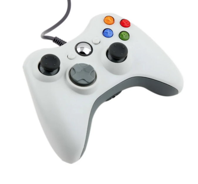 Проводной иксбокс USB Контроллер Xbox 360 белый - изображение 1
