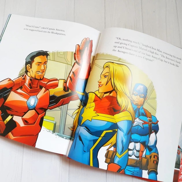 マーベルストーリータイム英語 Книга на английском Дисней. Мстители. Marvel Avengers: Storytime