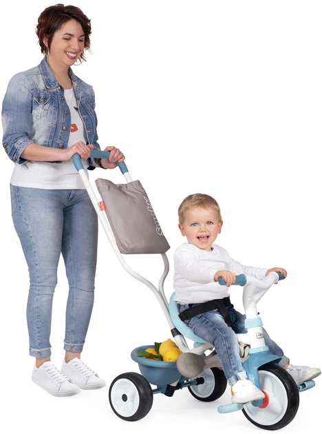 Дитячий велосипед 3 в 1 Smoby Toys Бі Муві Комфорт металевий Блакитний 68х52х101 см (740414) (3032167404145) - зображення 3