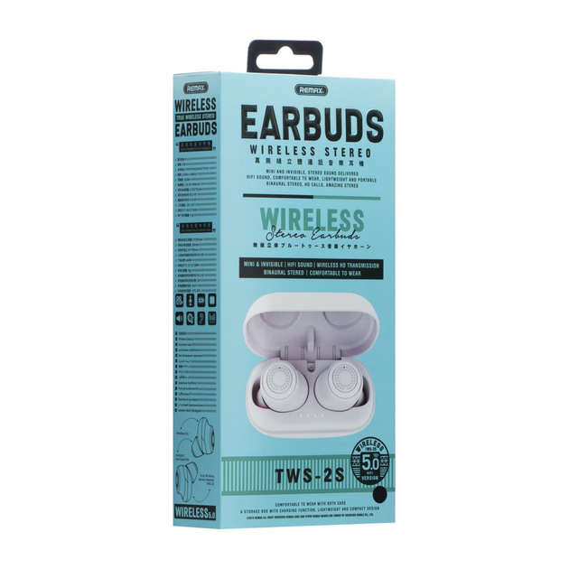 Наушники Bluetooth 4,2 REMAX Stereo TWS-2S silver - изображение 5