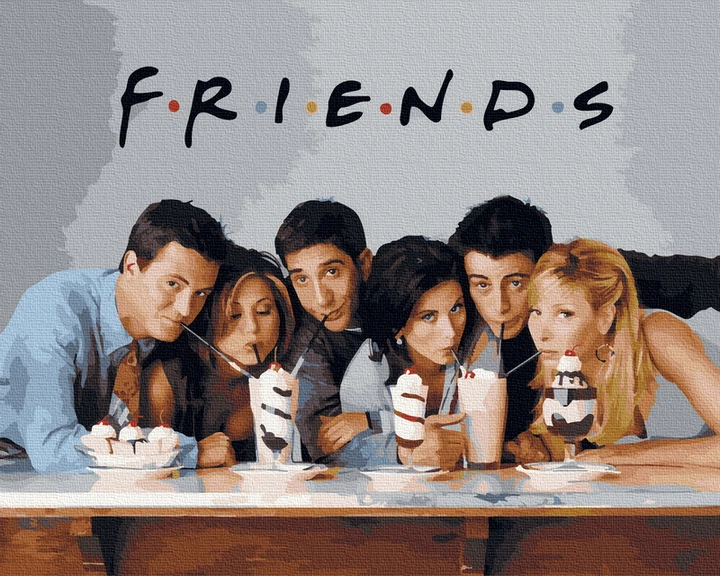 絵画 friends Картина по номерах 