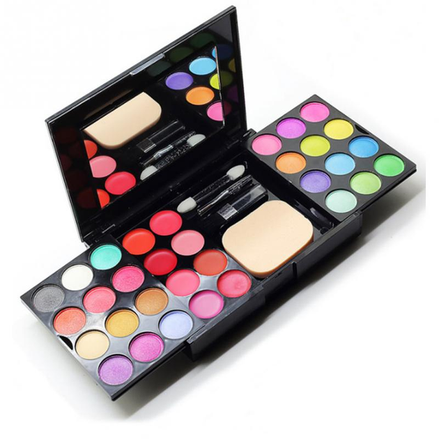 Набор теней румян блесков раздвижная Make Up Kit - изображение 2