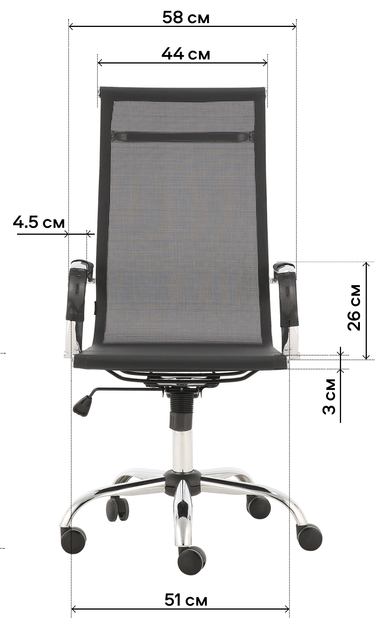 Офісне крісло GT Racer X-2816B Mesh Gray - Фото 3 Офісне крісло GT Racer X-2816B Mesh Gray - зображення 3