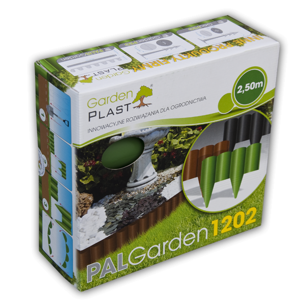 Палісад садовий 2,5м, PALGARDEN, чорний Bradas - зображення 2