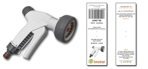 Пистолет для полива MULTI SPRAY WHITE LINE Bradas - изображение 2