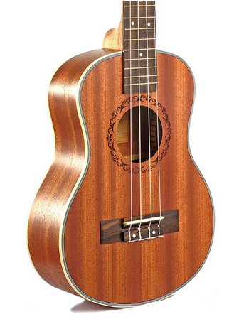 Укулеле тенор (гавайська гітара) MUSIC Sapele-rosewood 26" Natural - Фото 4 Укулеле тенор (гавайська гітара) MUSIC Sapele-rosewood 26" Natural - зображення 4