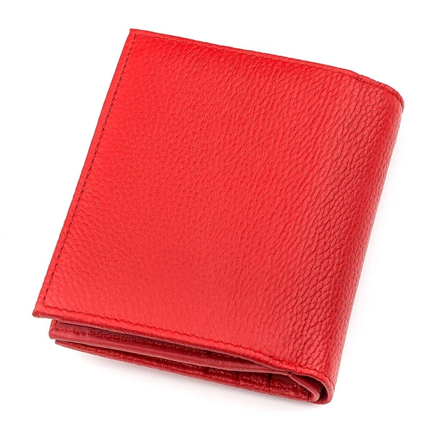 Гаманець жіночий стильний для купюр і карток ST Leather 18410 (ST410) шкіряний Червоний - Фото 2 Гаманець жіночий стильний для купюр і карток ST Leather 18410 (ST410) шкіряний Червоний - зображення 2