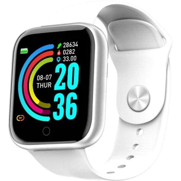 Cмарт-часы UWatch Y68 White - Фото 1 Cмарт-часы UWatch Y68 White - изображение 1