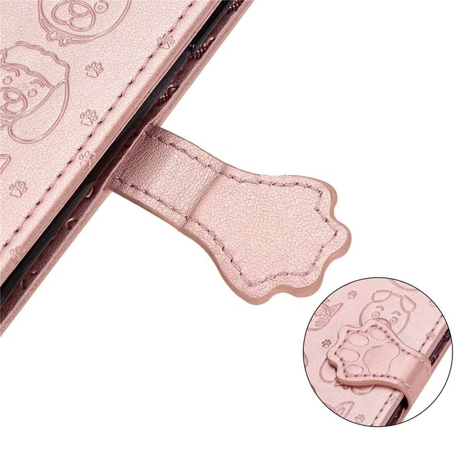 Чохол Embossed Cat and Dog для Xiaomi Redmi 7A книжка шкіра PU Rose-Gold - Фото 6 Чохол Embossed Cat and Dog для Xiaomi Redmi 7A книжка шкіра PU Rose-Gold - зображення 6