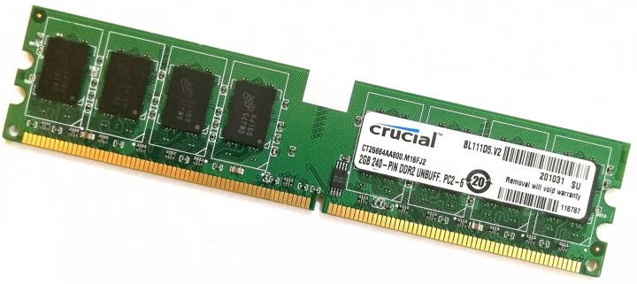 Пам'ять DDR2 2GB 800Мгц Crucial - (CT25664AA800) – фото, отзывы ...