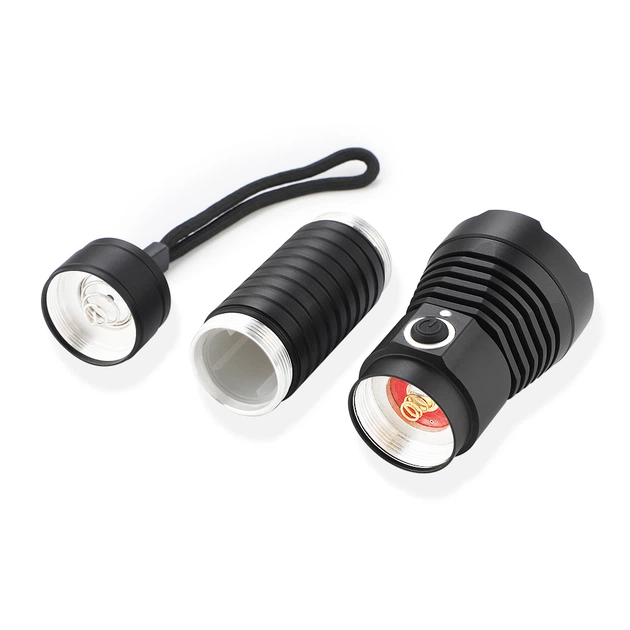 Ліхтарик ручний Soshine TC16 USB, IPX6, 26650/18650, 1100Lm, LED XMK T6 White, алюміній, micro-USB, 5 режимів, LED, Box - Фото 3 Ліхтарик ручний Soshine TC16 USB, IPX6, 26650/18650, 1100Lm, LED XMK T6 White, алюміній, micro-USB, 5 режимів, LED, Box - зображення 3