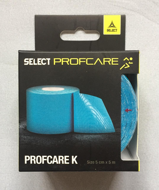 Кинезио тейп Select Sporttape Profcare K 5 метрів Синій - зображення 2