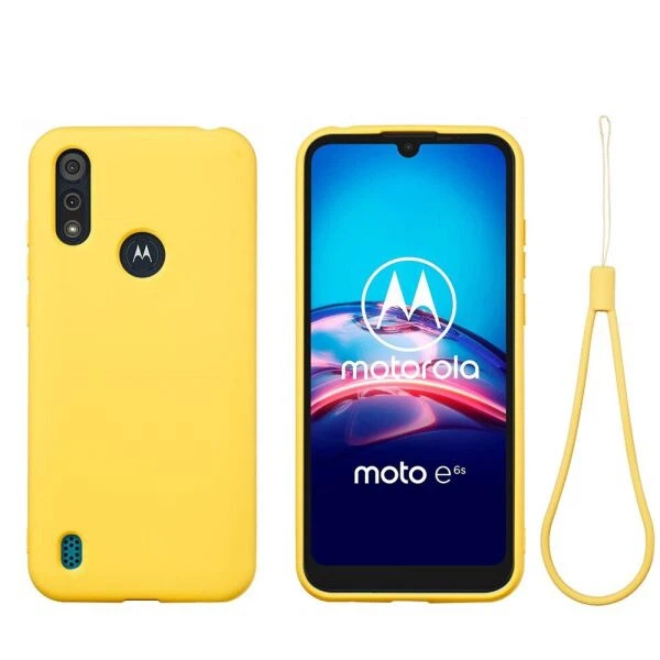 Силіконовий (TPU) чохол Deexe Silicone Case для Motorola Moto E6S / Moto E6i - Yellow - Фото 2 Силіконовий (TPU) чохол Deexe Silicone Case для Motorola Moto E6S / Moto E6i - Yellow - зображення 2