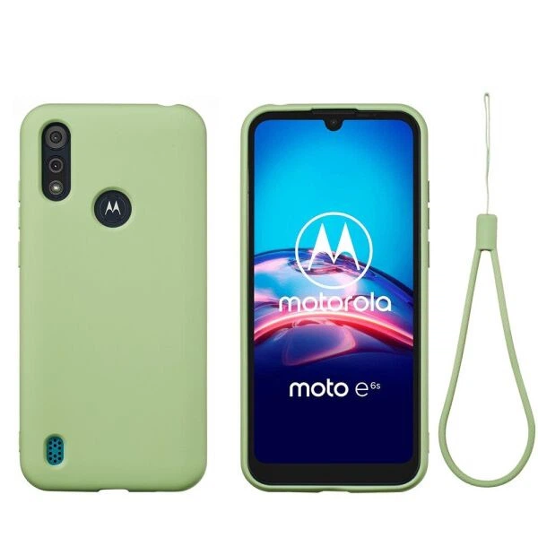 Захисний чохол Deexe Silicone Case для Motorola Moto E6S / Moto E6i - Green - зображення 2