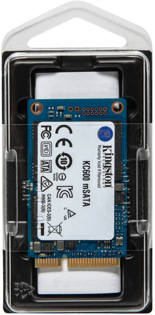 Kingston SSD KC600 512GB mSATA SATAIII 3D NAND TLC (SKC600MS/512G) - зображення 8