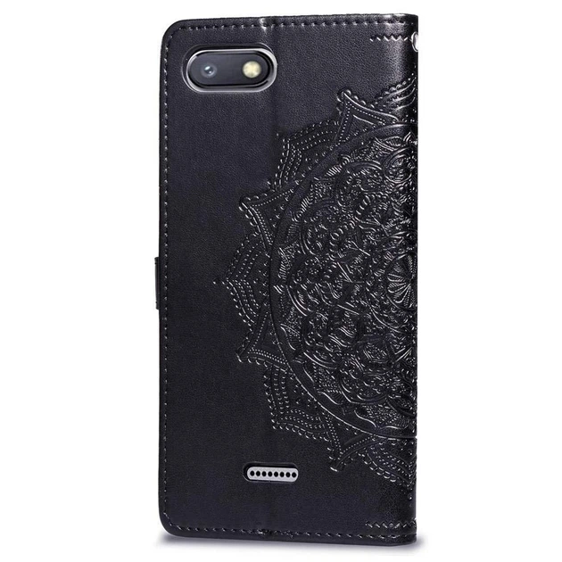 Чохол Vintage для Xiaomi Redmi 6A книжка шкіра PU чорний - Фото 3 Чохол Vintage для Xiaomi Redmi 6A книжка шкіра PU чорний - зображення 3