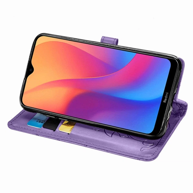 Чехол Embossed Cat and Dog для Xiaomi Redmi 8A книжка кожа PU Purple - изображение 6