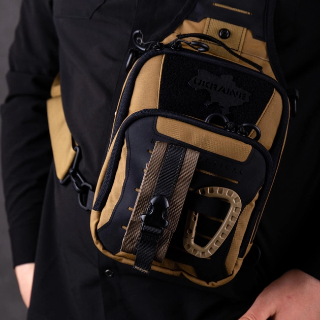 Тактическая сумка-кобура для скрытого ношения Scout Tactical EDC «Tac-box» Cyot-black - изображение 14