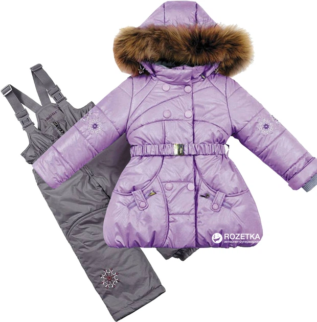 Комплект пухової (куртка + напівкомбінезон) Baby Line Z74-15 98 см Сіро-бузковий ($AE076804) - Фото 1 Комплект пухової (куртка + напівкомбінезон) Baby Line Z74-15 98 см Сіро-бузковий ($AE076804) - зображення 1