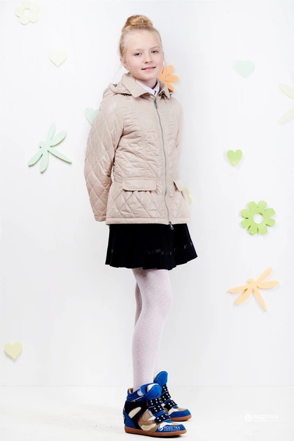 Куртка Baby Line V116-16 140 см Бежевая (ROZ6205033999) - изображение 2
