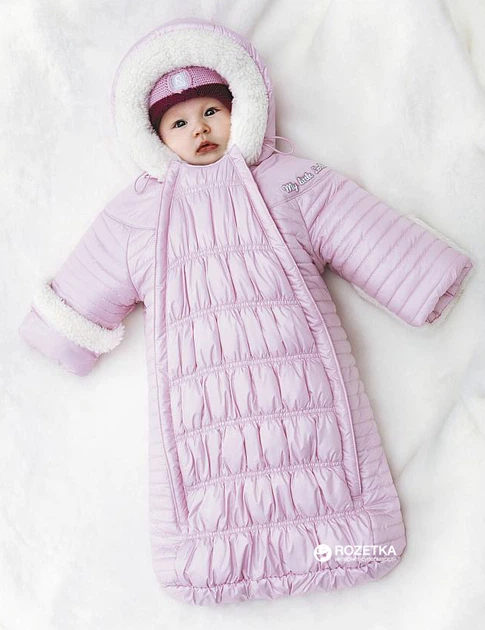 Зимний конверт Baby Line Z-64 68 см Розовый ($AE076785) - Фото 2 Зимний конверт Baby Line Z-64 68 см Розовый ($AE076785) - изображение 2