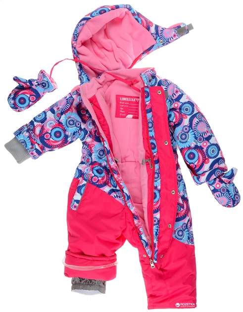 Термо-комбинезон зимний Baby Line Z-101-17 Карусель 86 см Розовый (ROZ6205001323) - изображение 3