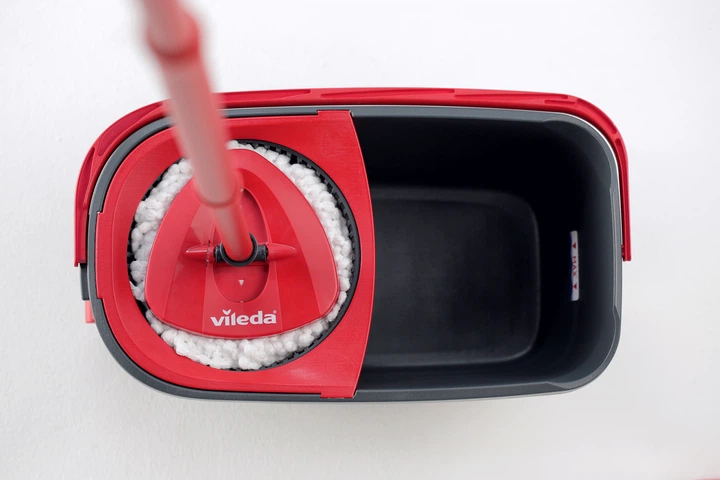 Набір для прибирання Vileda Turbo Smart Швабра і відро з віджимом (4023103208476) - зображення 7