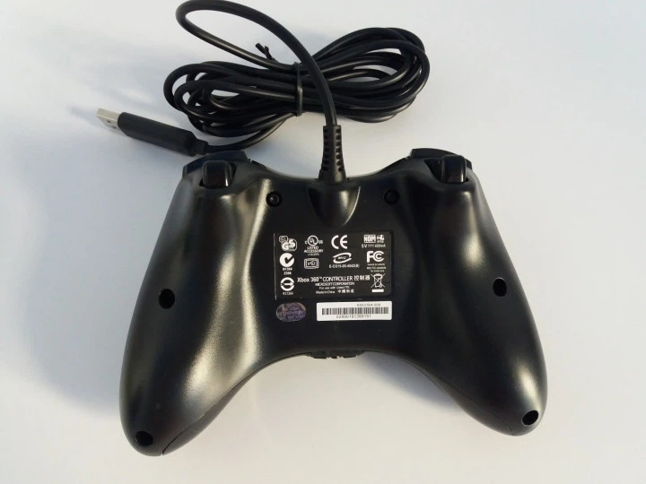Проводной джойстик геймпад для Xbox 360 Чёрный (NJ-60) - изображение 6