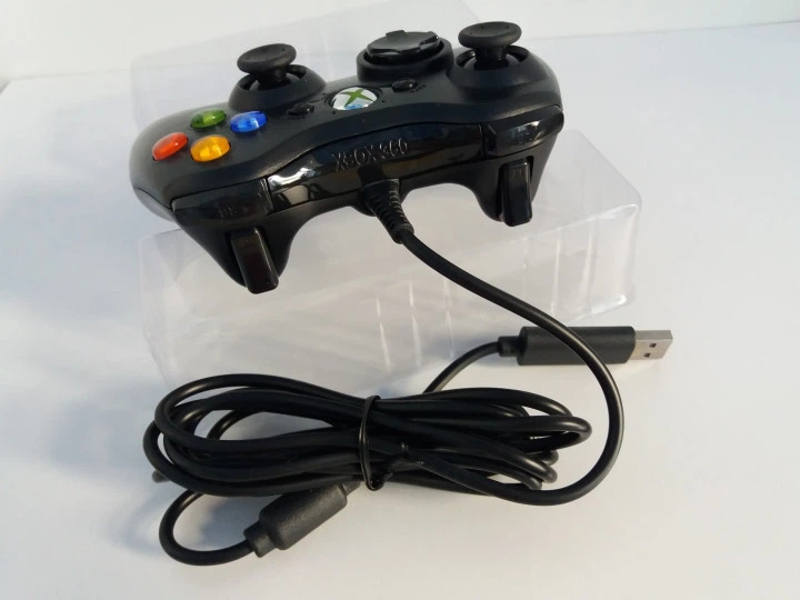 Проводной джойстик геймпад для Xbox 360 Чёрный (NJ-60) - изображение 7