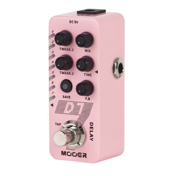 Гитарная педаль дилей MOOER D7 Delay - Фото 2 Гитарная педаль дилей MOOER D7 Delay - изображение 2
