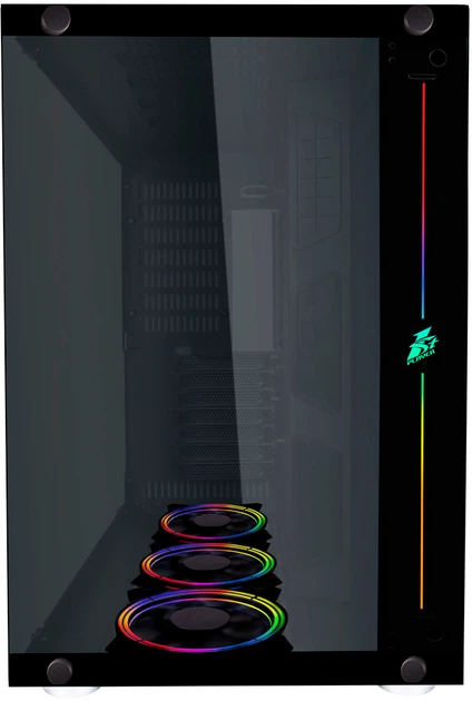 Корпус 1STPLAYER SP8-G3 RGB LED Black - изображение 5