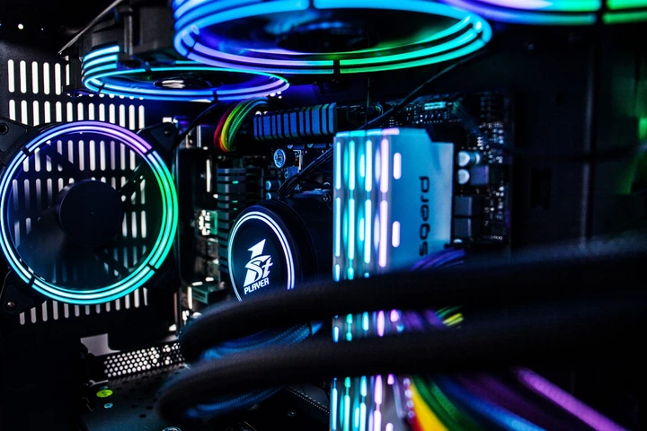Корпус 1STPLAYER SP8-G3 RGB LED Black - изображение 11