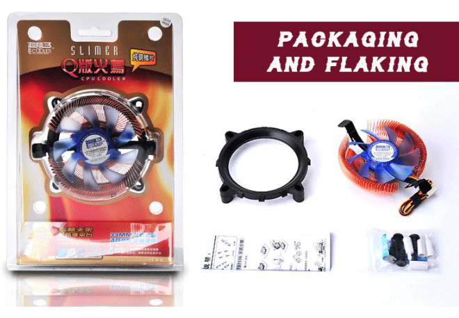 Кулер процессорный Pccooler Firebird SPA-801 для Intel LGA 115X/775, AMD AM2, 3-pin, RPM 2500±10 - Фото 3 Кулер процессорный Pccooler Firebird SPA-801 для Intel LGA 115X/775, AMD AM2, 3-pin, RPM 2500±10 - изображение 3