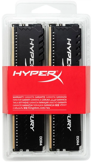 Pamięć HyperX DDR4-3466 32768MB PC4-27700 (zestaw 4x8192) Fury Black (HX434C16FB3K4/32) - obraz 4