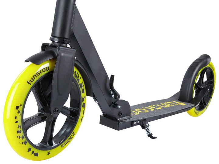 Самокат Funscoo 230 Black/yellow (RT-Y230-15) - Фото 3 Самокат Funscoo 230 Black/yellow (RT-Y230-15) - изображение 3