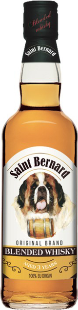Виски блендовый Saint Bernard 0.5 л 40% (8006063007453) - изображение 1