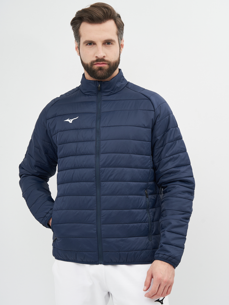 kaoyorinakami panel blouson ivory×navy L Куртка Mizuno Uni SAPPORO Pad JKT 32EE850514 XL Синяя