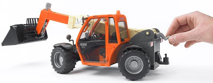 Машинка Bruder Навантажувач JLG 2505 Telehandler з телескопічним ковшем (02140) - зображення 3