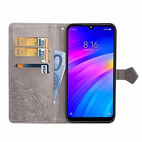 Чехол Vintage для Xiaomi Redmi Note 7 книжка кожа PU серый - изображение 6